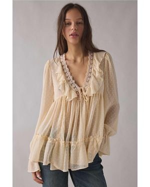 Kimchi Blue Mona Blouse - Natural