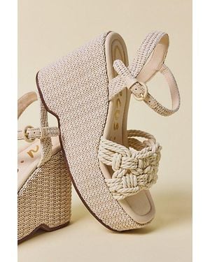Circus by Sam Edelman Jackie Platform Wedge Sandals - Natural