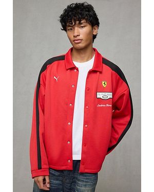 PUMA Scuderia Ferrari T7 Track Jacket - Red