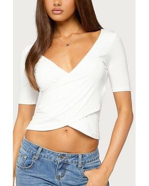 Edikted Geeva Crossover Top - White