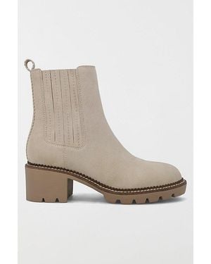 MIA Mia Pryor Suede Lug Sole Chelsea Boot - White