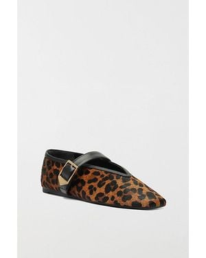 SCHUTZ SHOES Courtney Buckle Ballet Flat - Multicolor