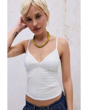 Out From Under Je T'aime Mesh Cami - White