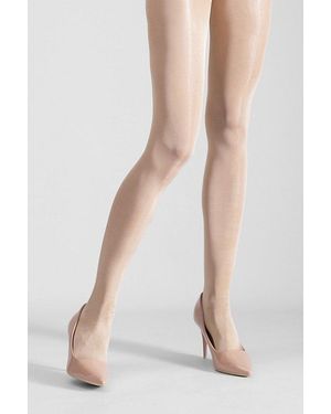 LECHERY Lechery Shiny 20 Denier Sheer Tights - Natural