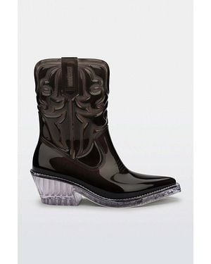 Melissa Texas Jelly Cowboy Boot - Black