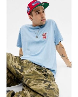 Urban Outfitters Uo I'm A Pot Head Embroidered T-shirt - Blue
