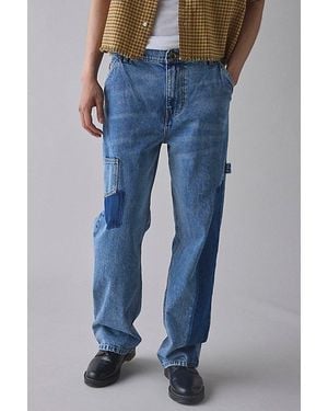 BDG Patched Baggy Skate Fit Jean - Blue