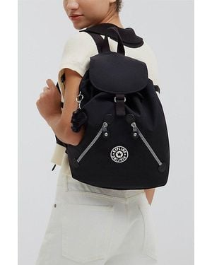 Kipling New Fundamental Heritage Nylon Large Backpack - Black