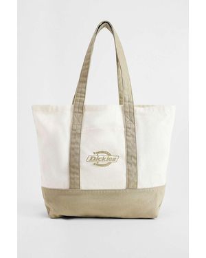 Dickies Ecru Canvas Tote Bag - White