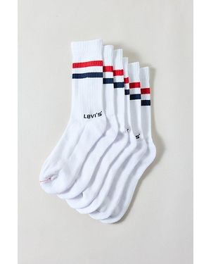 Levi's Sport Stripe Standard Crew Sock 3-Pack - Blue