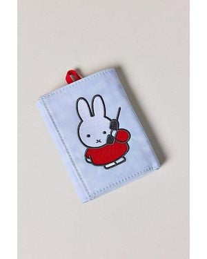 BAGGU Miffy Nylon Snap Wallet - Blue