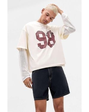 BDG Jody Black Shorts - White