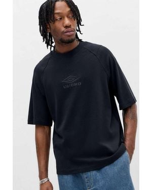 Umbro Black Iconic Boxy T-shirt - Blue
