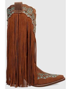 Dingo Tequila Sunrise Suede Boot - Brown