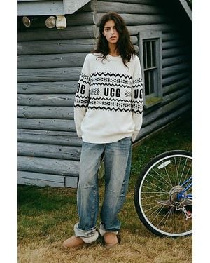 UGG Kaelan Isle Oversized Crew Neck Sweater - Green