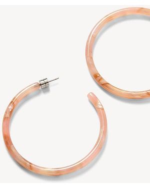 Machete Large Hoops - White