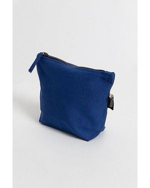 Terra Thread Organic Cotton Canvas Zippered Pouch - Blue