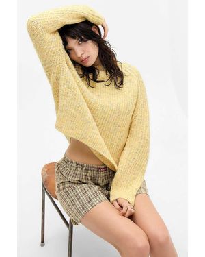 Urban Outfitters Uo Neptune Ribbed Jumper - Yellow