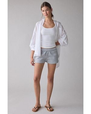 Out From Under Beach Bum Micro Sweat Shorts - Gray