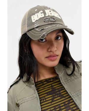 BDG Appliqué Mesh Trucker Cap - Green