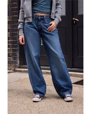 Levi's Blue Middy Balloon Fixed Down Jeans