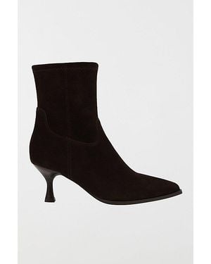 MIA Mia Aletta Suede Kitten Heel Bootie - Black