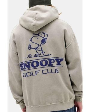 Urban Outfitters Uo Grey Snoopy Golf Hoodie