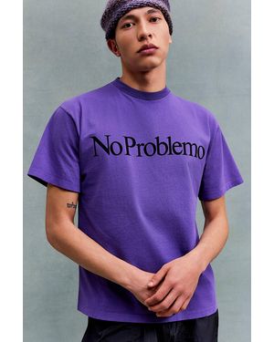 No Problemo Uo Exclusive Purple Graphic Tee