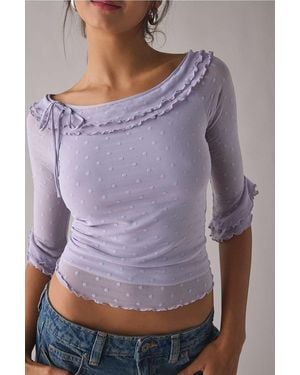 Kimchi Blue Rosalyn Blouse - Purple