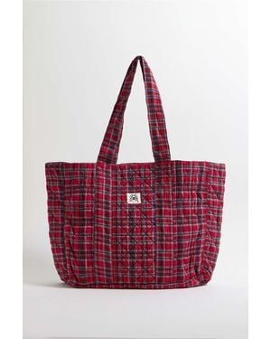 Damson Madder Reversible Tote Bag - Red