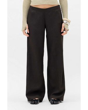 Urban Outfitters Uo Anna Easy Tailored Trousers - Black