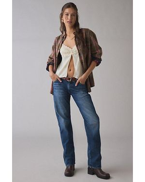 Wrangler Cowboy Low-Rise Straight Jeans - Blue