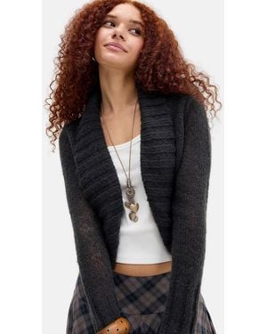 Kimchi Blue Emmi Lofty Bolero - Black