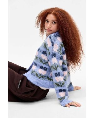 Kimchi Blue Dakota Floral Cardigan - Blue