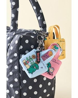 Whatever Makes You Happy Whatever! Makes You Happy Chibi Godzilla Raids Again Mini Embroidered Tote Bag Blind Box Keychain - Multicolor