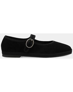 MIA Mia Miluna Suede Mary Jane Flat - Black