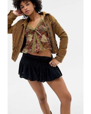 Kimchi Blue Immy Broderie Skort - Black