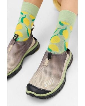 Happy Socks Yellow Lemon Socks - Black