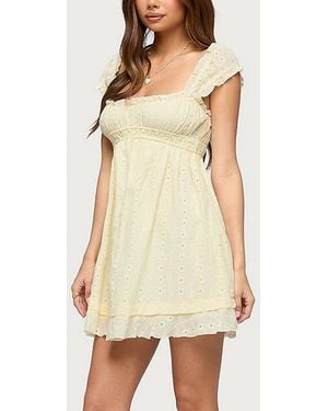 Designer Eyelet Mini Dresses for Women - Up to 70% off | Lyst