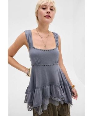 Kimchi Blue Wisteria Tank Top - Grey