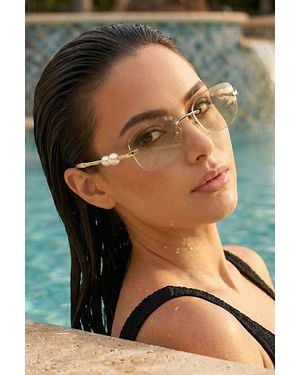Fifth & Ninth Fifth & Ninth Perla Rectangle Sunglasses - Multicolour