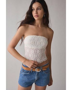 Kimchi Blue Kori Lace Tube Top - Natural
