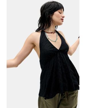 Kimchi Blue Piper Halter Top - Black