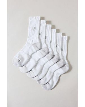 New Balance Active Crew Socks 3-Pack - White