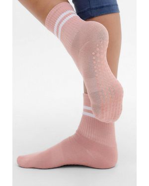 Out From Under Non-slip Pilates Sports Socks - Pink