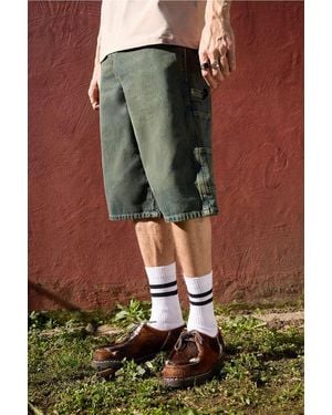 Dickies Green Tone Loose Denim Shorts