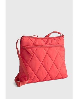 Vera Bradley Quilted Nylon Zip Hipster Bag - Red