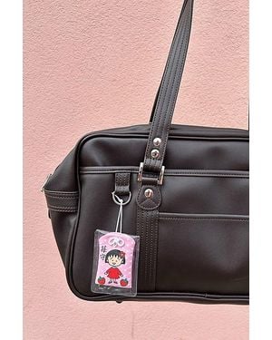 Strawberry Western Chibi Maruko Chan Omamori Keychain - Pink