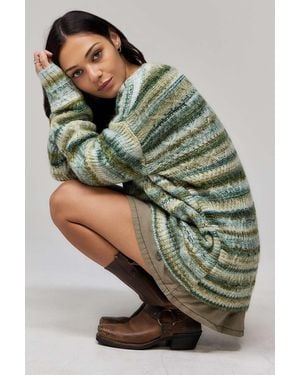 BDG Space-dye Knit Jumper - Green