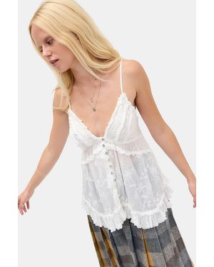 Kimchi Blue Marnie Babydoll Cami - White